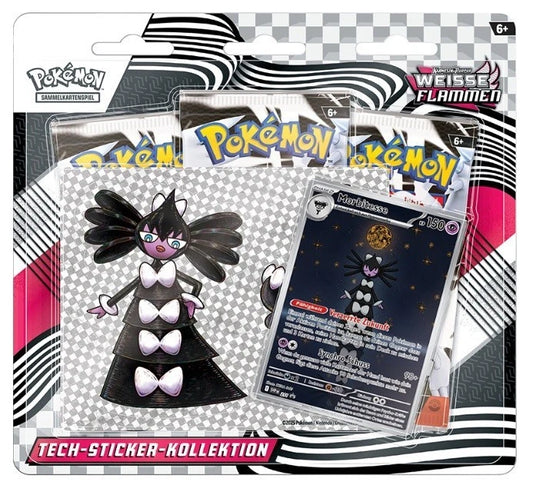 Pokémon - Kamesin & Purpur Weisse Flammen Tech Sticker Kollektion - DE